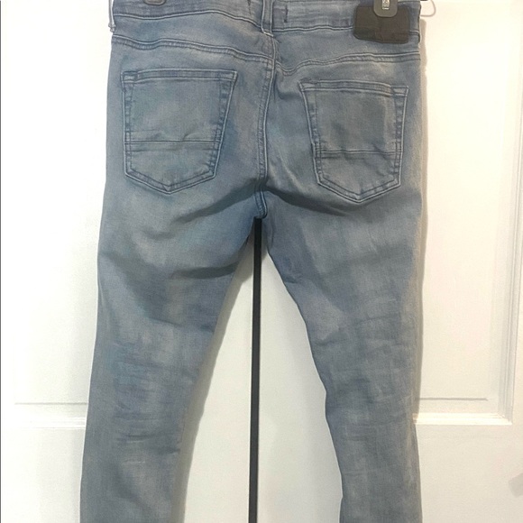 PacSun Light Ripped Stacked Skinny Jeans - Picture 3 of 3